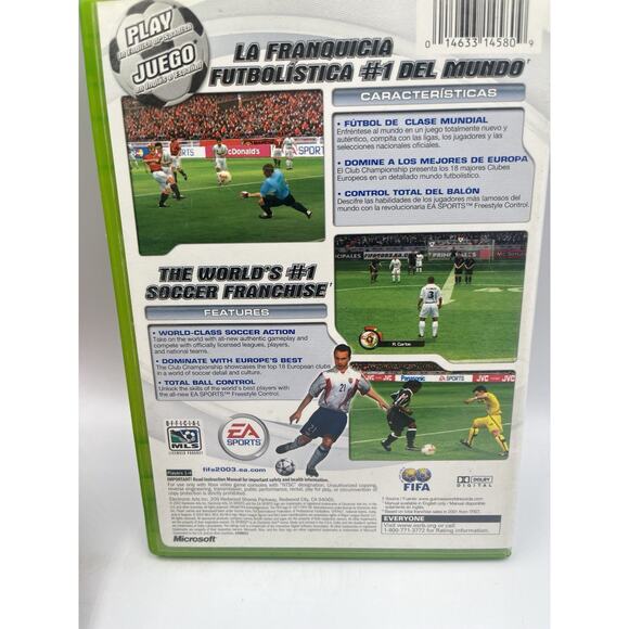 FIFA Soccer 2003 (Xbox, 2002) Complete Tested Working - Free Ship - Picture 6 of 9